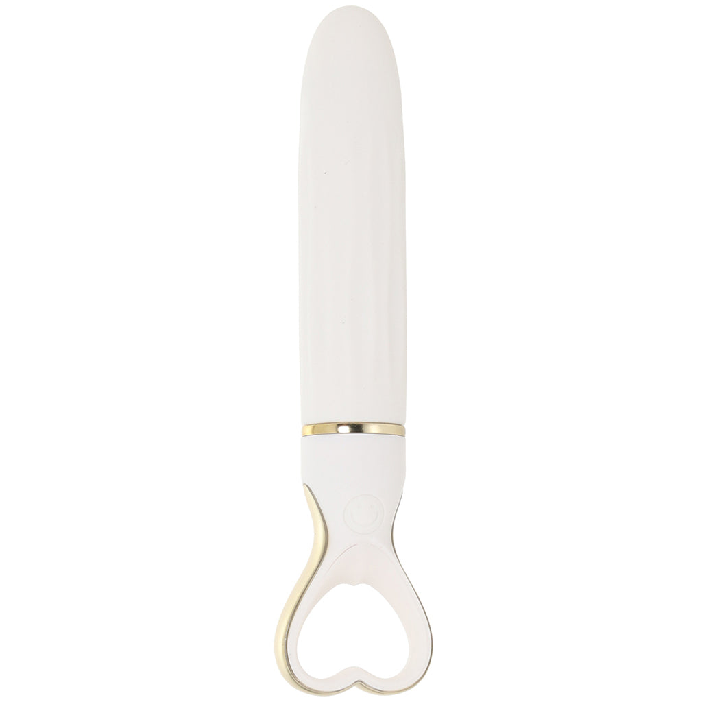 Délice Heart Throb Bullet Vibe in White Bouquet Vibrators > Bullet and Egg Vibrators - Tophatter Daily Deals
